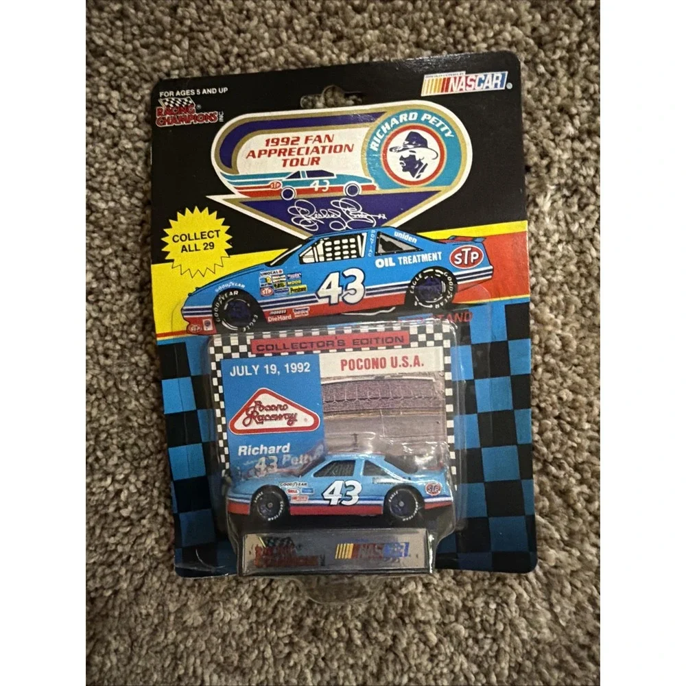 Racing Champions #43 Richard Petty 1991 NASCAR STP 1/64‎ - Lot of 4 Cars
